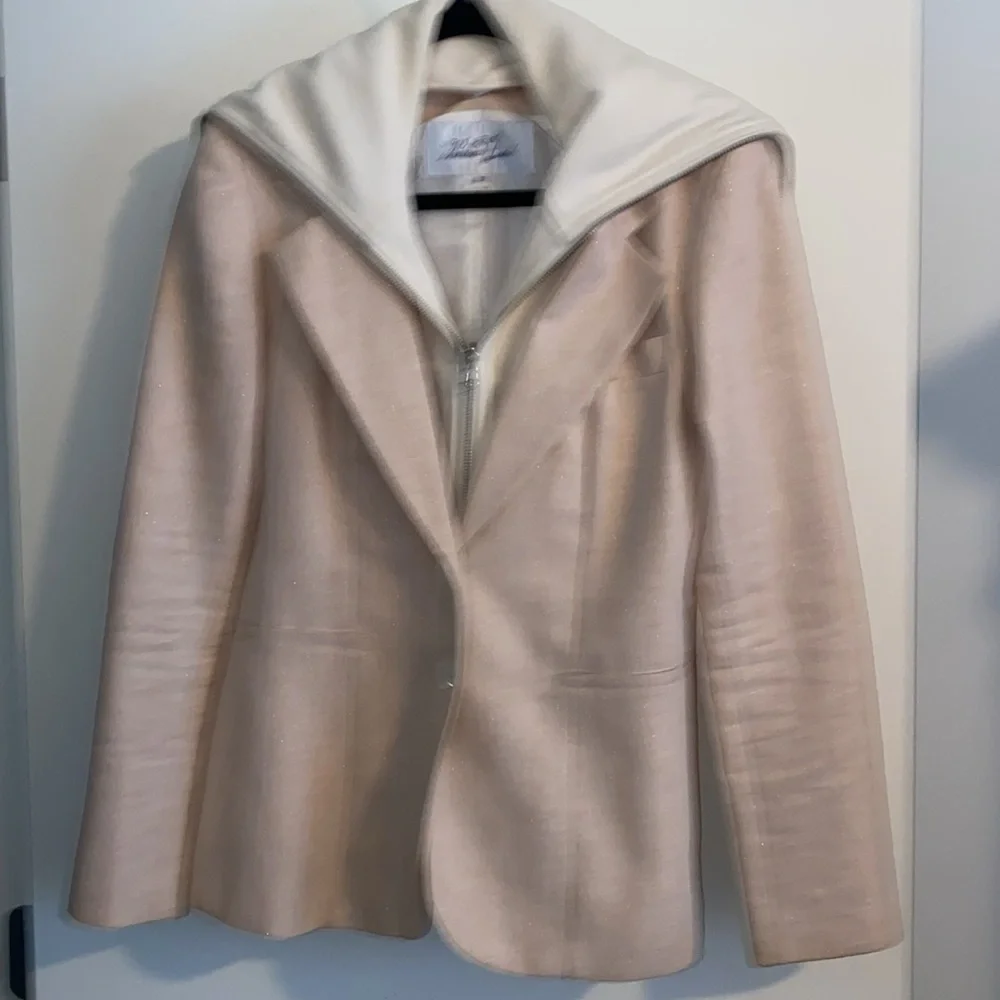 Vintage Veronica Beard 100% Linen Blazer Medium - Picture 11 of 13